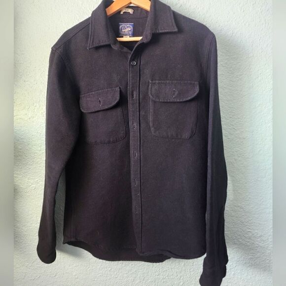 J crew shacket cotton button front shirt jacket - Picture 1 of 10